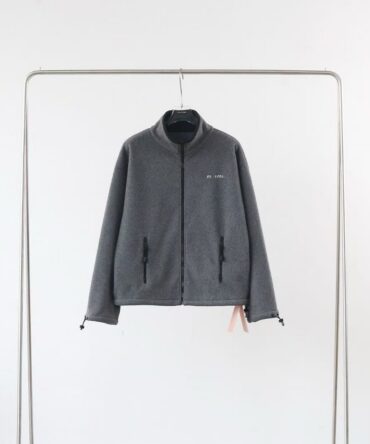 Womens Plus Size Fleece Hoodie Jacket Autumn Winter Casual Clothing Fashion Stand Collar Thick Zipper Outwear Drop Sleeves Coats