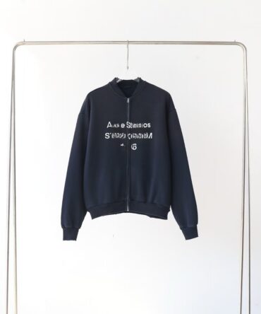 varsity jacket Casual washed color bomber jacket loose baseball letterman coat
