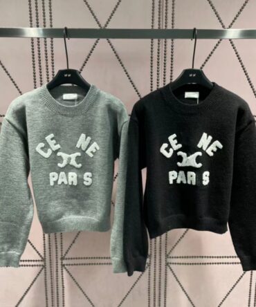 Letter Print Sweater Knitted Sweater Retro Painting Knitted Graphic Vintage Pullover Casual Sweater