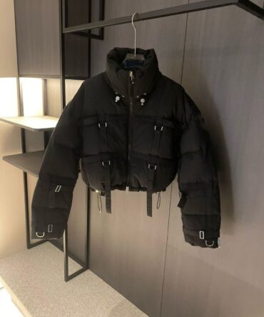 New Winter Coat Thicken Down Cotton Puffer Jacket Petite Cropped Women Stand Collar Parkas Jacket Waterproof Snow Wear