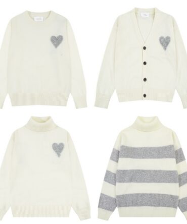 Autumn/Winter Sweatshirt Loose Small Big Love Logo Pullover Casual Cardigan Sweater