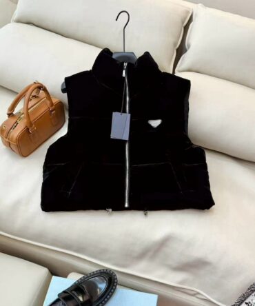 Autumn Winter Thicked Velvet Warm Vest Fashion Solid Sleeveless Zipper Jacket Waistcoat