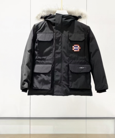 Winter Kids Coat Outdoor Casual Thickened Medium Long Boy's Cotton Padded Coat Fashion Windproof Warm Coat Children's Clothing