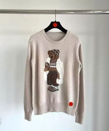 New Autumn/winter New Women's Sweater Fashion Exquisite Cartoon Wearing Jacket Teddy Bear Pullover